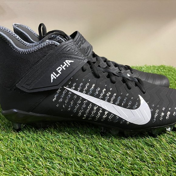 Men\'s Nike Alpha Menace Pro 2 Mid Football Cleats Black AQ3209-002 Size 14 NEW main image 5